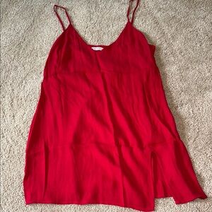 Reformation Red Mini Dress